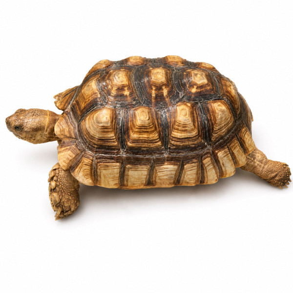 Tortuga leopardo - Stigmochelys pardalis adulta sexada (Macho y hembra)