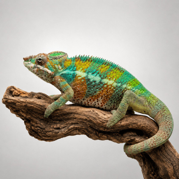 Camaleón pantera Nosey Be High blue x Ambanja - Furcifer pardalis adulto macho ♮003