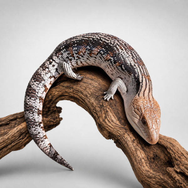 Eslizón de lengua azul del norte 66% Poss. Het Albino - Tiliqua scincoides intermedia macho reproductor probado