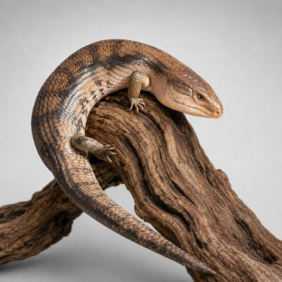 Hembra reproductora probada de eslizón de lengua azul del norte Tiliqua scincoides intermedia Het Toffee