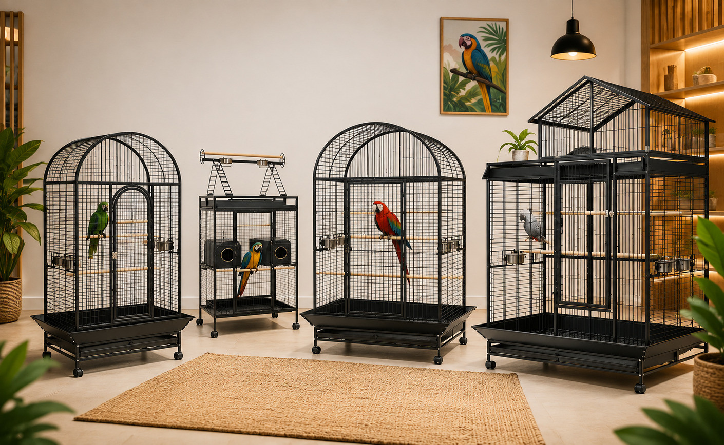 Cómo elegir la jaula para loros ideal: Guía completa 2026